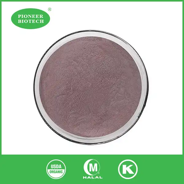 Purple rice powder